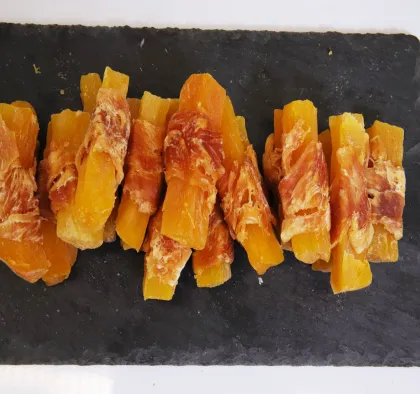 Natural Duck and Sweet Potato Chews for Teething Pups - Tooth Healthy Pet Snack