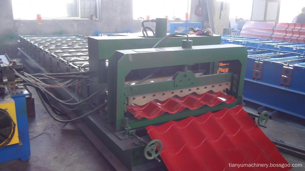 glazed tile forming machine