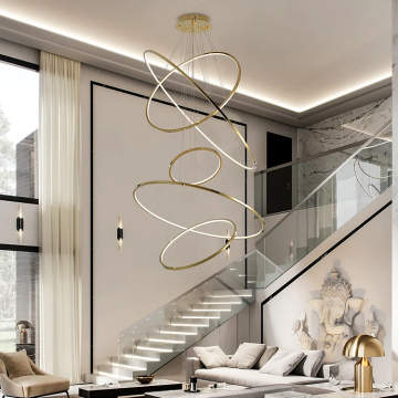 Hot Selling Modern Ring Circle Chandelier Lamp