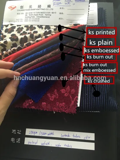 Super soft new design spandex printing velvet fabric for dress