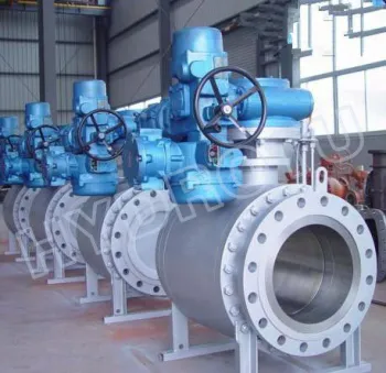 Dn 50 - 1000 Mm Motorized Flanged Globe Valve / Spherical Valve For High Head Hydro Turbine
