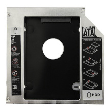 Hot Sale Universal Aluminum 12.7mm SATA 2.0 2nd HDD Caddy 2.5" HDD Case SSD Enclosure for Notebook 12.7mm ODD DVD-ROM Optibay