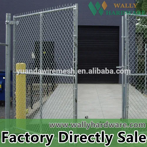 Hot dipped galvanized 3ft garden chain link fencing/ 4x10 chain link fence gate panel