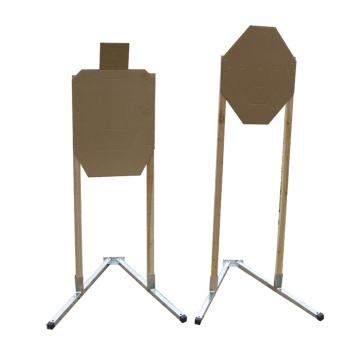IPSC Target Stand for Cardboard Practice at Hunting and Shooting Range
