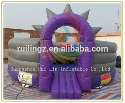 Rui Lin inflatable fighting arena,air jousting arena with stick