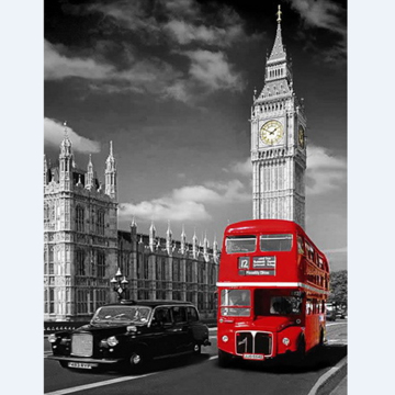 Modern Big Ben Canvas Wall Art for London Inspired Decor