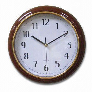 Wall Clock in Various Colors, Customized Logos are Accepted
