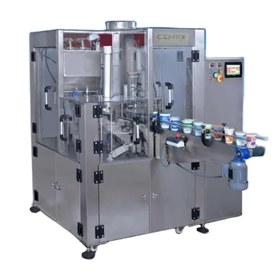 Yogurt Plastic Cup Filling Sealing Machine