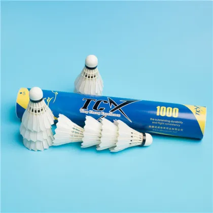 Durable TCX1000 Water Duck Feather Shuttlecock - Popular in India