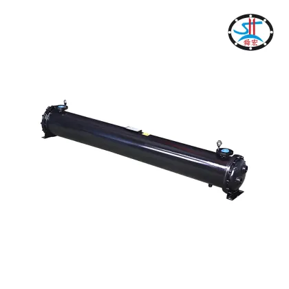 Black Industrial Shell and Tube Cooler