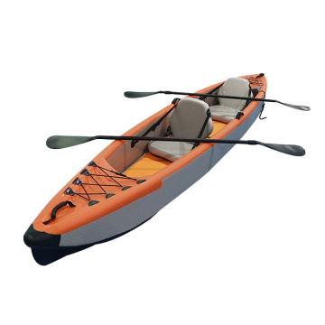 Inflatable Kanu PVC klappt Kajak Boot Fëscherei Kayak