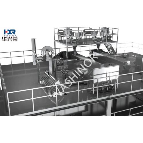 Machine de fabrication Spunbond double S