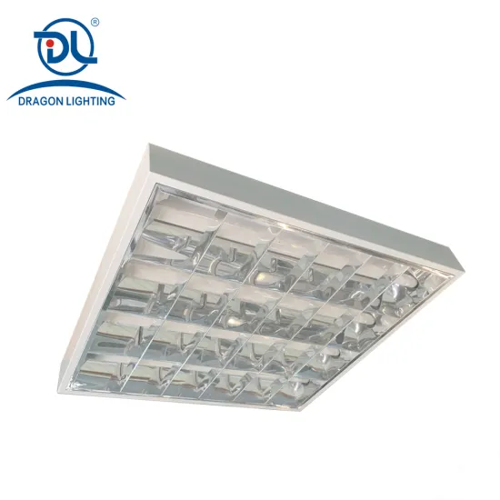 4X8W Recessed Louver Troffer T8 LED Light Fixture