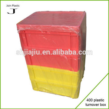 Stackable antistatic plastic container