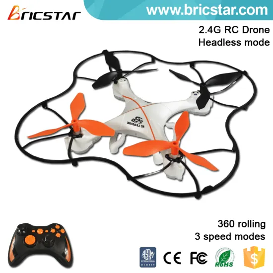 Three speeds 4ch toy quadcopter drone with lights