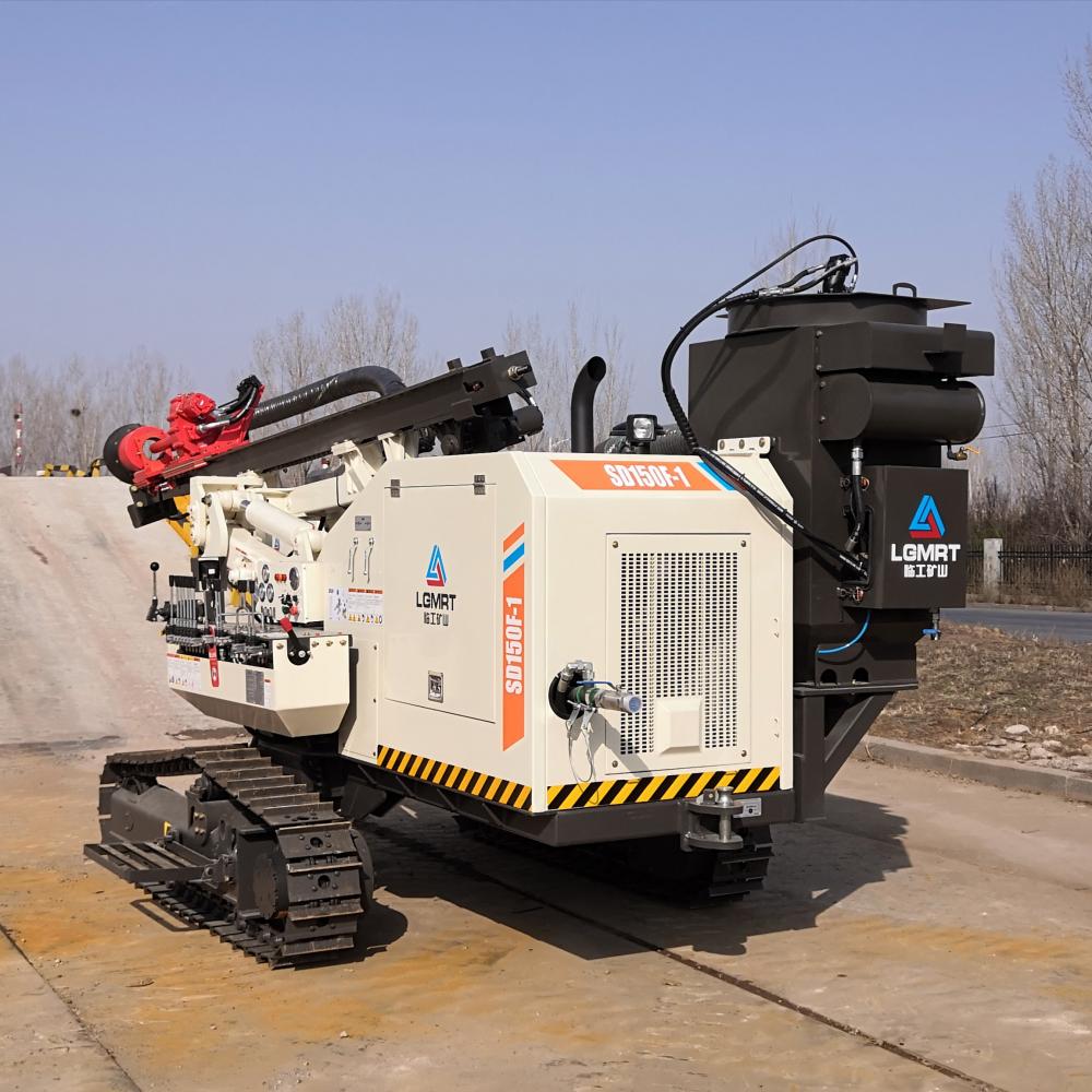 Crawler mounted hydraulic drill rig