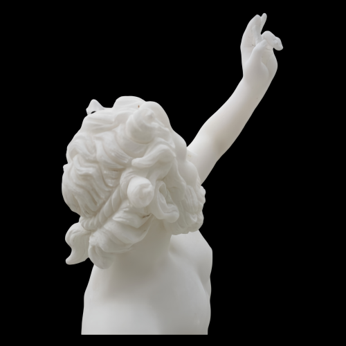 Classical Greek Nude Replica in White Marble​