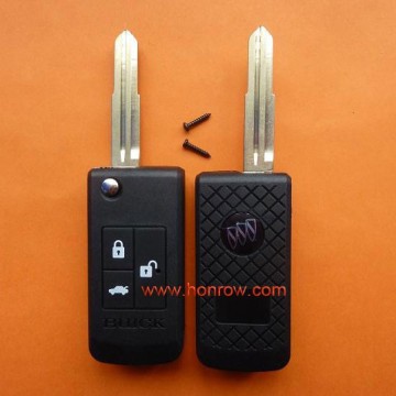 Buick 3 Button modified Filp Remote Key Shell