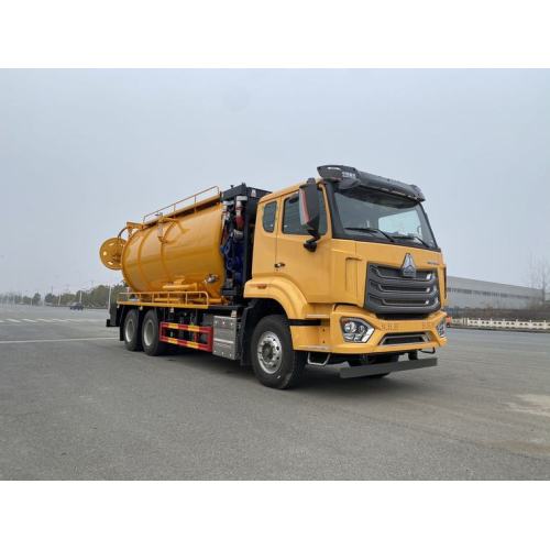 HOWO good quality mobile sewage suction vehicle