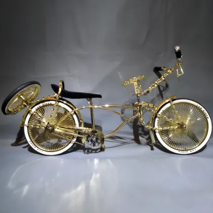 20 Inch Lowrider Retro Bike Harley-Davidson Style West Coast Chicano Custom Cruiser Bike