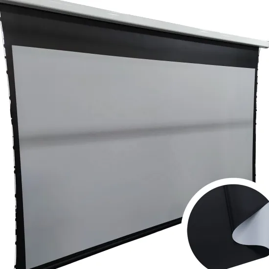 High-Quality 2.20M/2.50M/3.20M Grey-Black PVC Film for Projection Screens and Fabrics