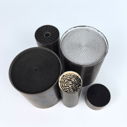 Metal Honeycomb Catalyst Substrate Motorcycle three-way catalytic converter price Supplier