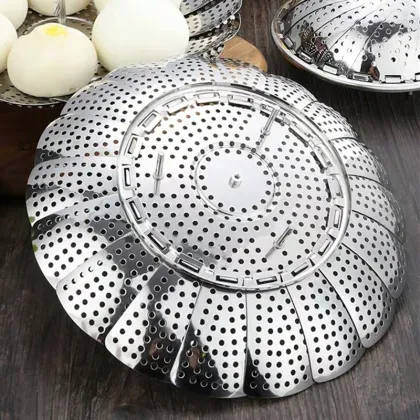 Matte Stainless Steel Steamer