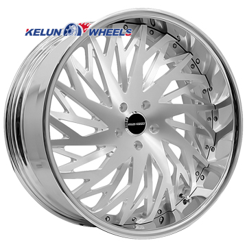 Cerchi cromati in alluminio forgiati da 22 pollici personalizzati - Rucci Forgito Wheels