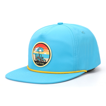 Chapéu snapback de algodão com patch