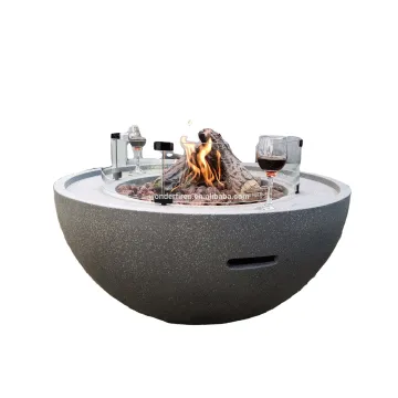 Round Garden Outdoor Fireplace: Discover the Perfect Gas Fire Pit Table for Your Space