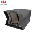 Shopping Black Paper Bag Luxury with Handles