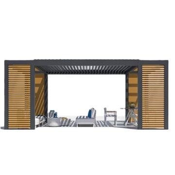 Customizable Aluminum Alloy Louvered Outdoor Pavilions: Enhancing Sun Protection and Ventilation