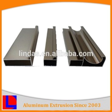 Custom shaped aluminum profiles for making doors aluminum frame