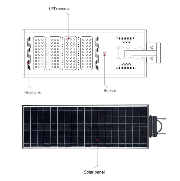 Integrated All In One Solar Light