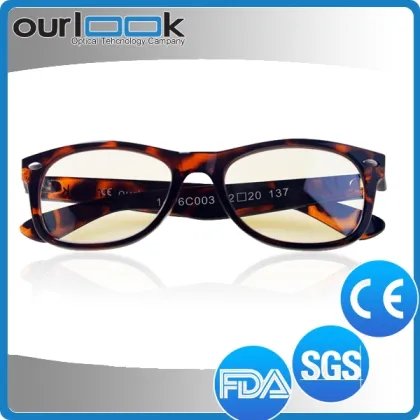2015 New Designer Round Frame Optical Tiny Reading Glasses