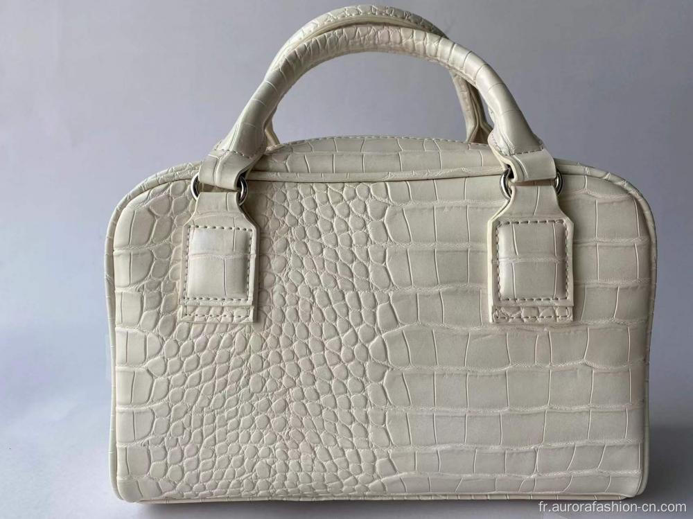 Sac à main blanc classique pour femme