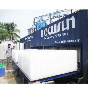 Hot Sale Direct koelsysteem 40HQ Containerized Block Ice Making Machine