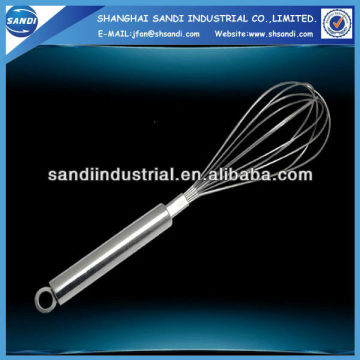 food safety Kitchen stainless steel wire whisk/egg whisk