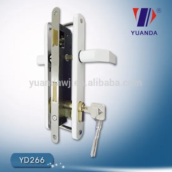 PVC casement door lock system