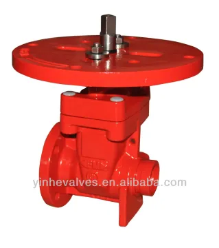 FM UL Approved Resilient Seated NRS Type Flange to Groove Ends Gate Valve