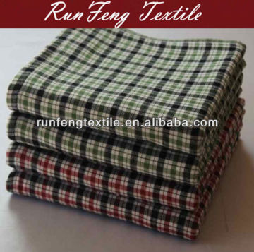 100% polyester towel with tarten design
