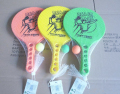Barn Plastiska paddelstrand tennisracket med boll