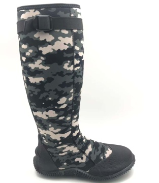 Men Knee High CR Rollable Rubber Boots for Korea,Japan and Other Southeast Asia Country
