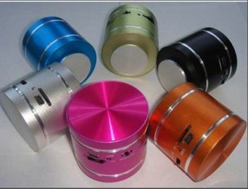 Mini Vibration Resonance 3.5mm Powerful Portable Speakers With Battery For Mobile Phone