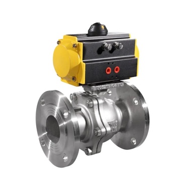 Stainless Steel Pneumatic Flange Ball Valve