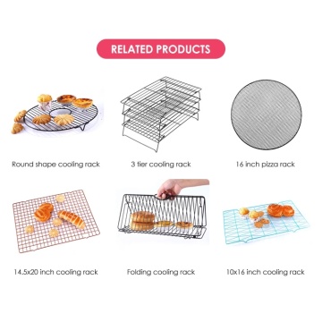 Kitchen Stainless Steel Metal Wire Baking Cooling Rack