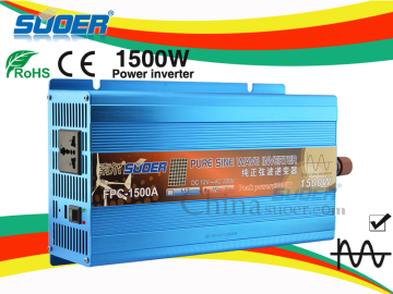Suoer Pure Sine Inverter 12v 220v Pure Sine Wave 1500w Inverter
