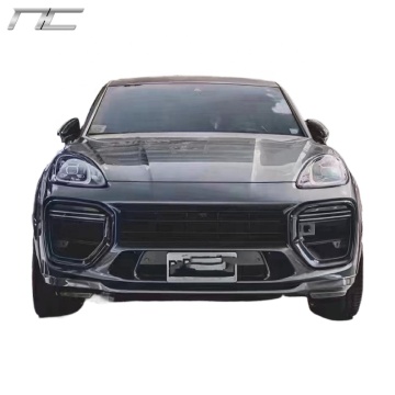 Przednie zderzak z włókna węglowego i tylny zestaw zderzaków dla Porsche Cayenne 9Y0/9YA/9YB