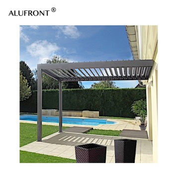 ALUFRONT China Supplier: Aluminum Prefab Greenhouse Pergola with Grid