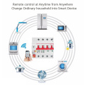 4P WiFi Smart Circuit Breaker overload short circuit protection with Amzon Alexa google home for Smart Home Smart life,tuya app